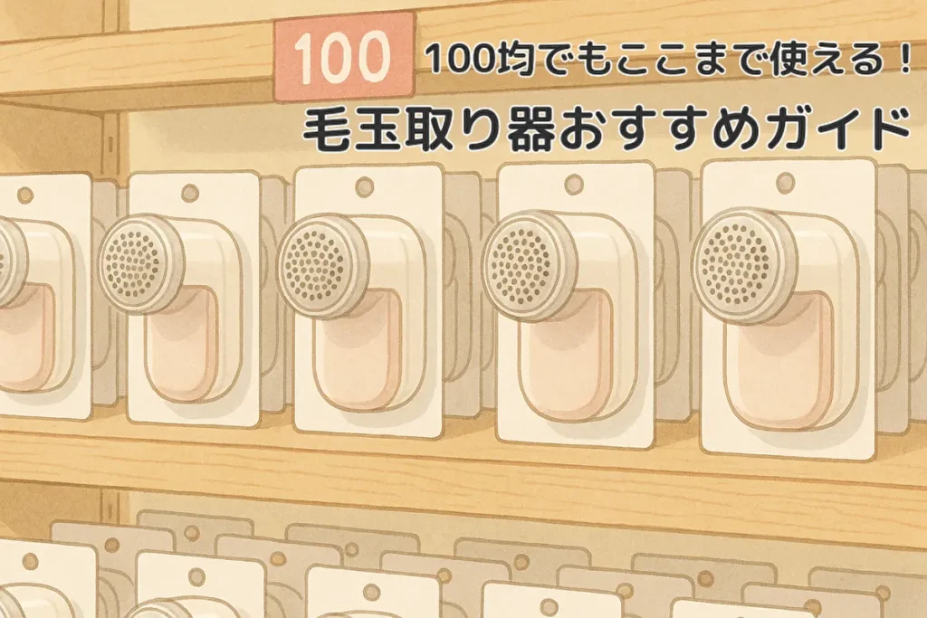 100均で買える毛玉取り器のおすすめアイテムと選び方ガイド