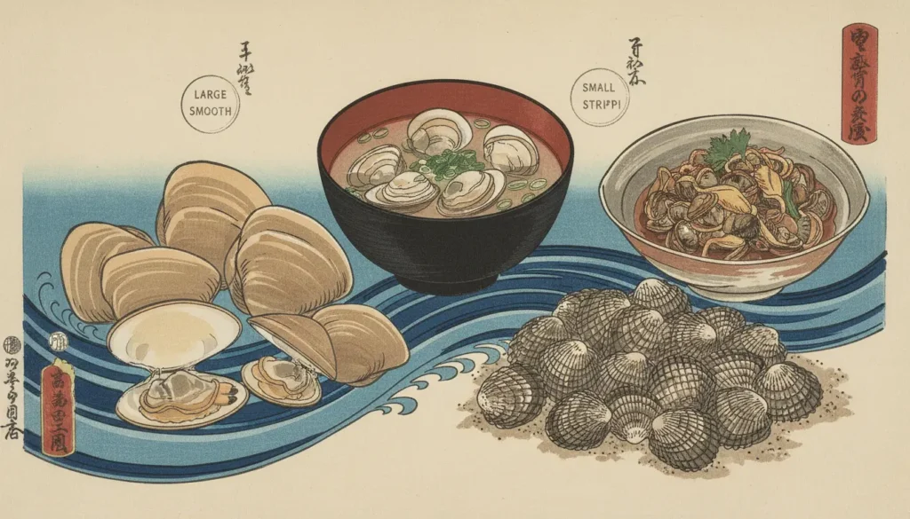 アサリと蛤の違い（見た目の比較）