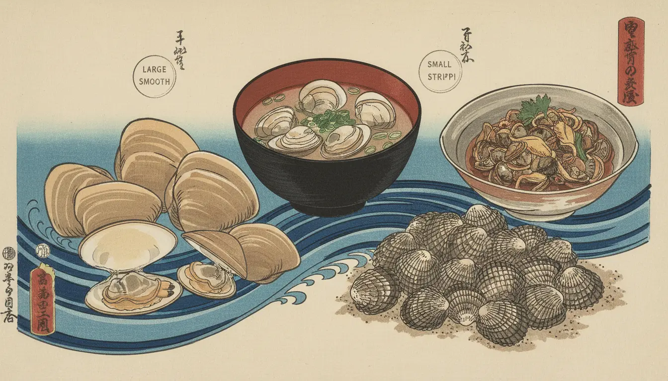 アサリと蛤の違い（見た目の比較）