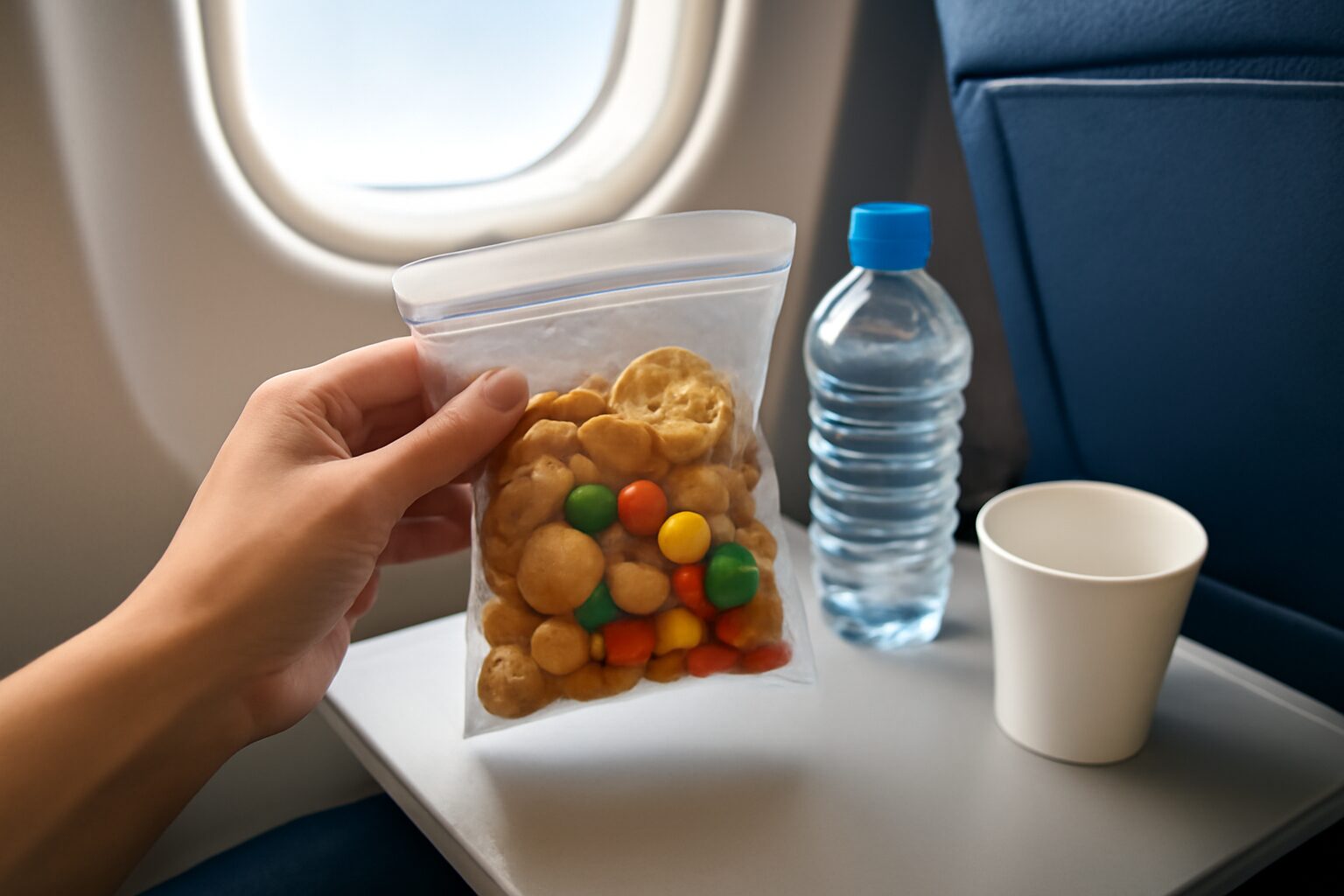 機内に持ち込んだお菓子