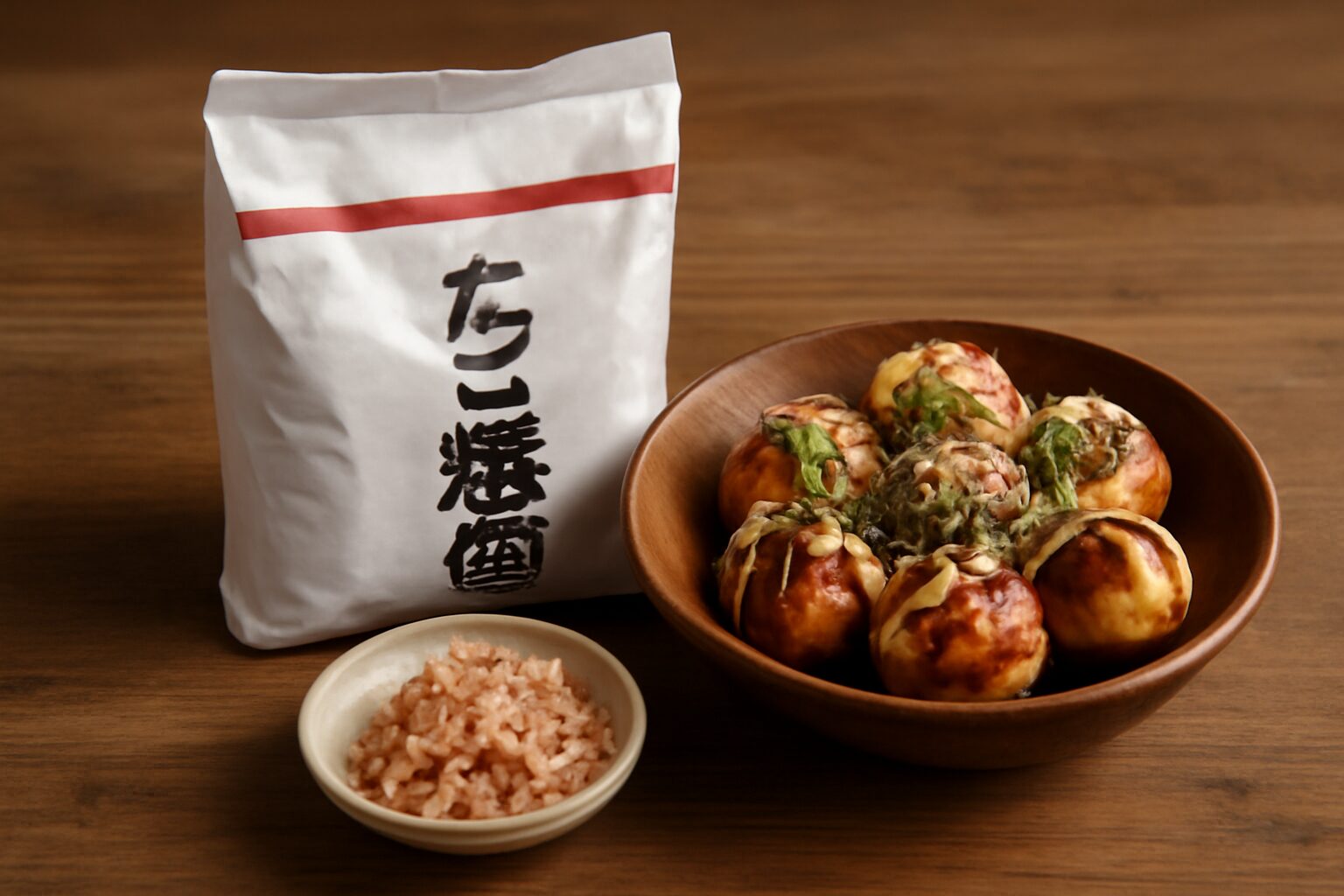 たこ焼きとたこ焼き粉