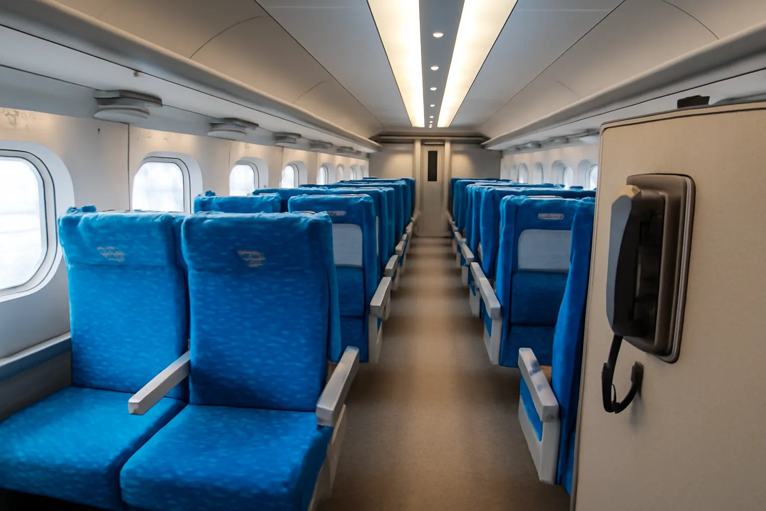 新幹線車内の電話