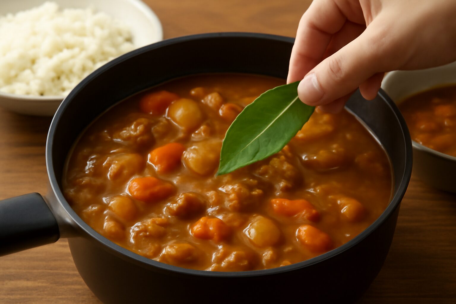 カレーにローリエを入れる